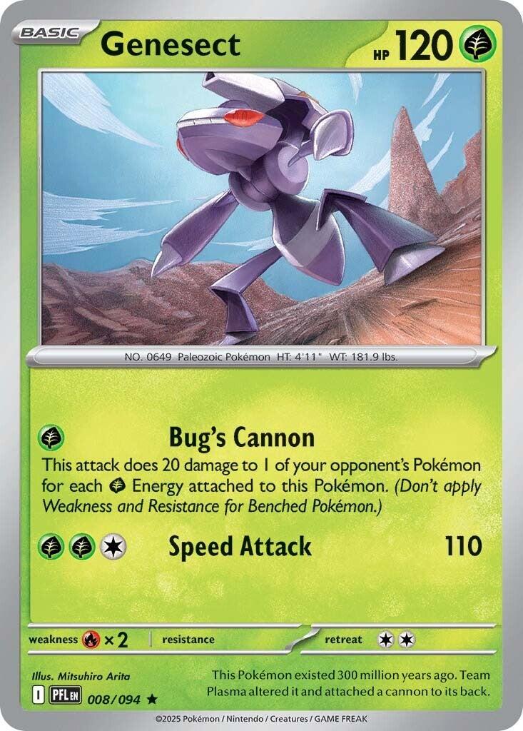 Phantasmal Flames Genesect Pokémon card